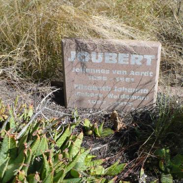 JOUBERT Johannes van Aardt 1895-1961 &amp; Elizabeth Johanna WEIDEMAN 1897-1973