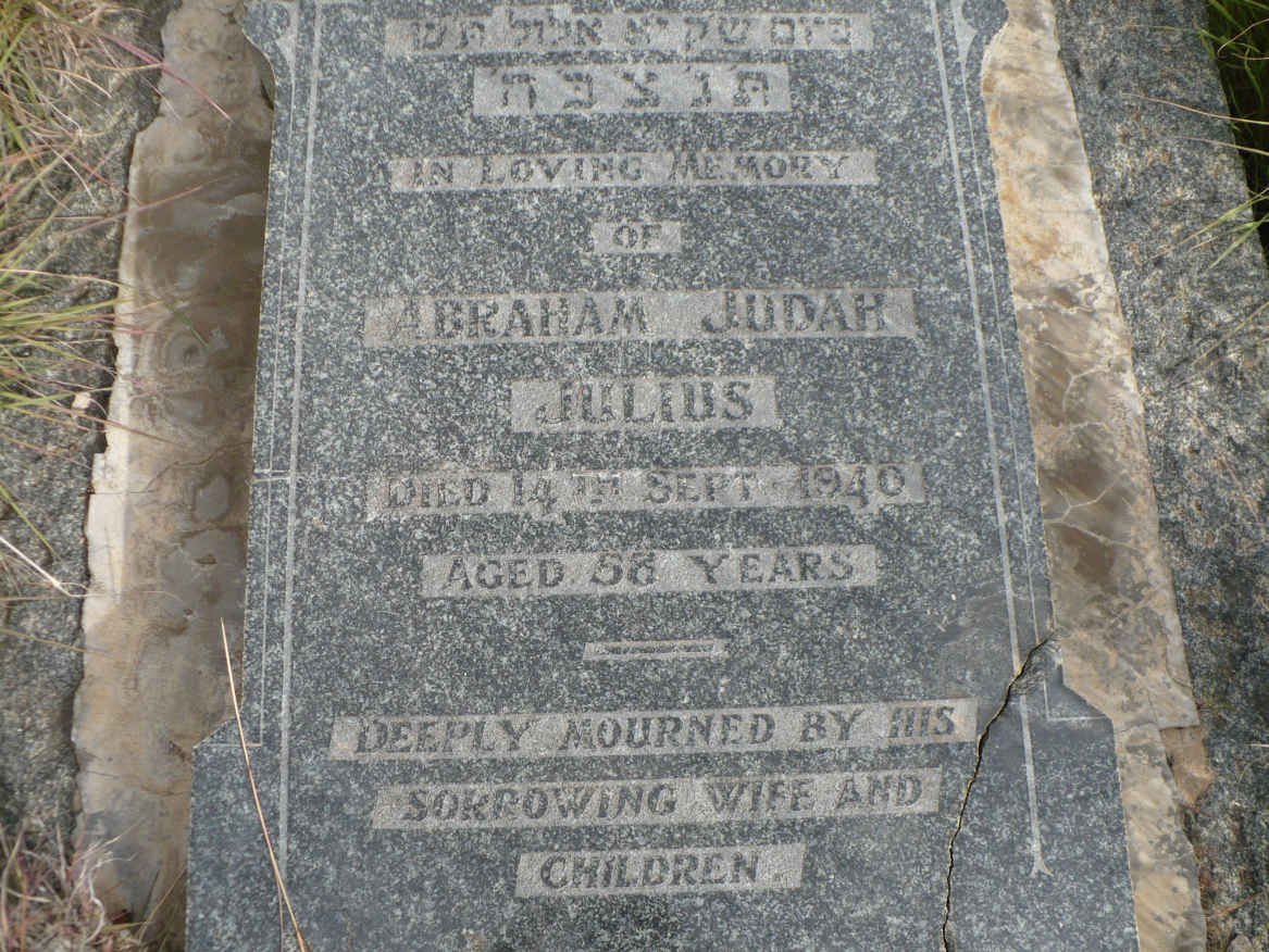 JULIUS Abraham Judah -1940