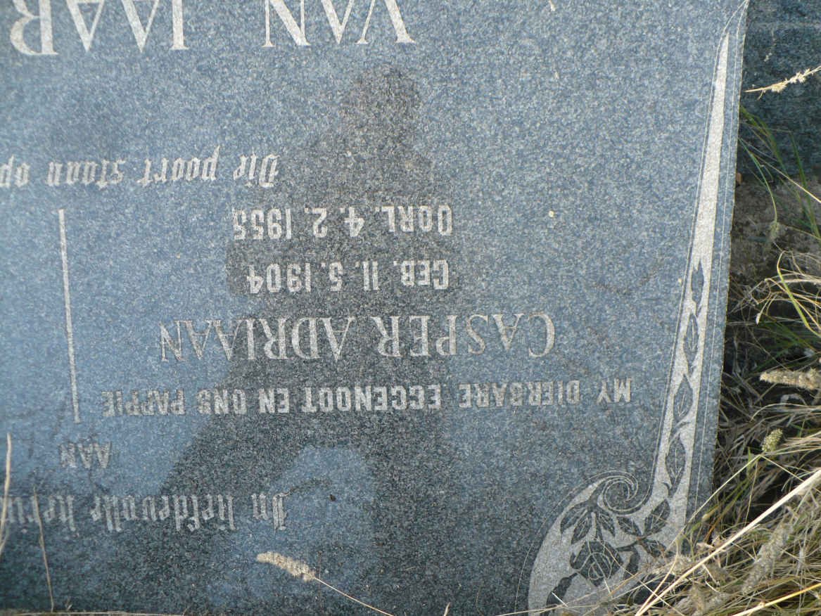 JAARSVELDT Casper Adriaan, van 1904-1955