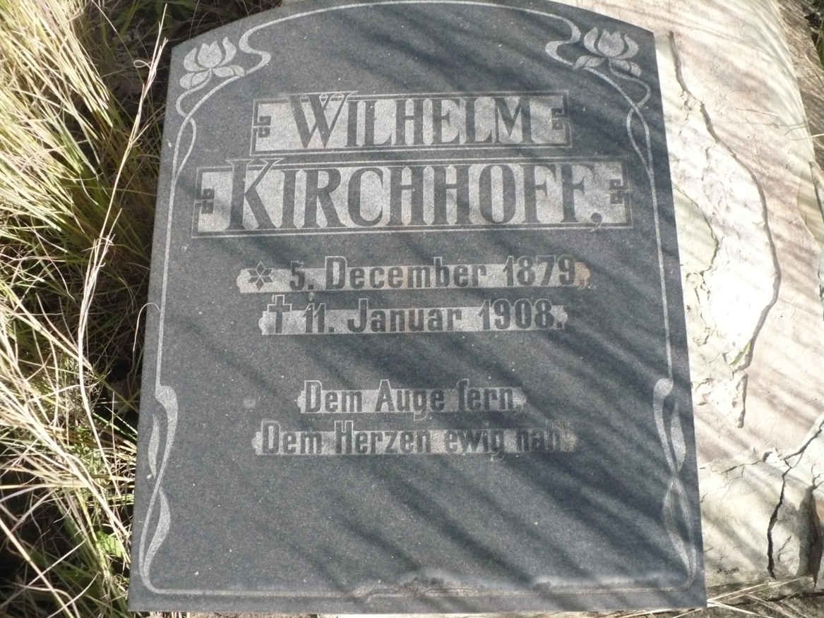 KIRCHOFF Wilhelm 1879-1908