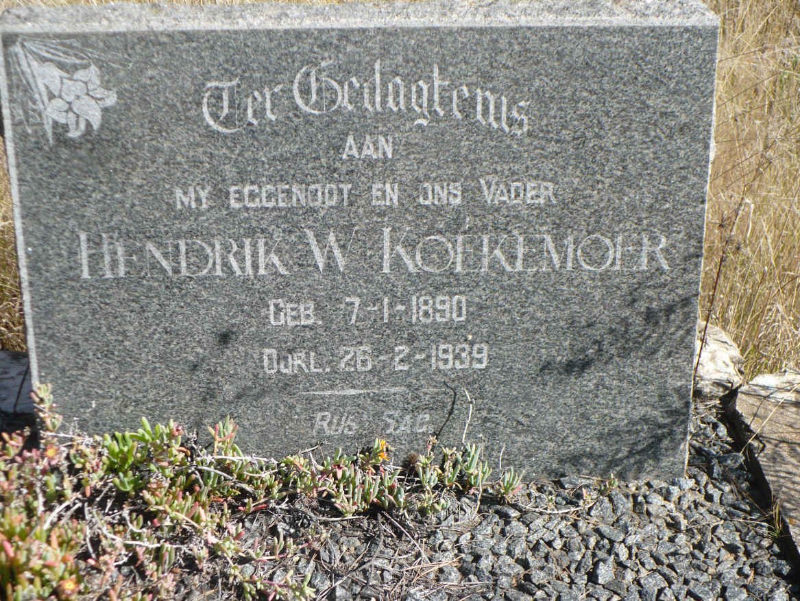 KOEKEMOER Hendrik W. 1890-1939
