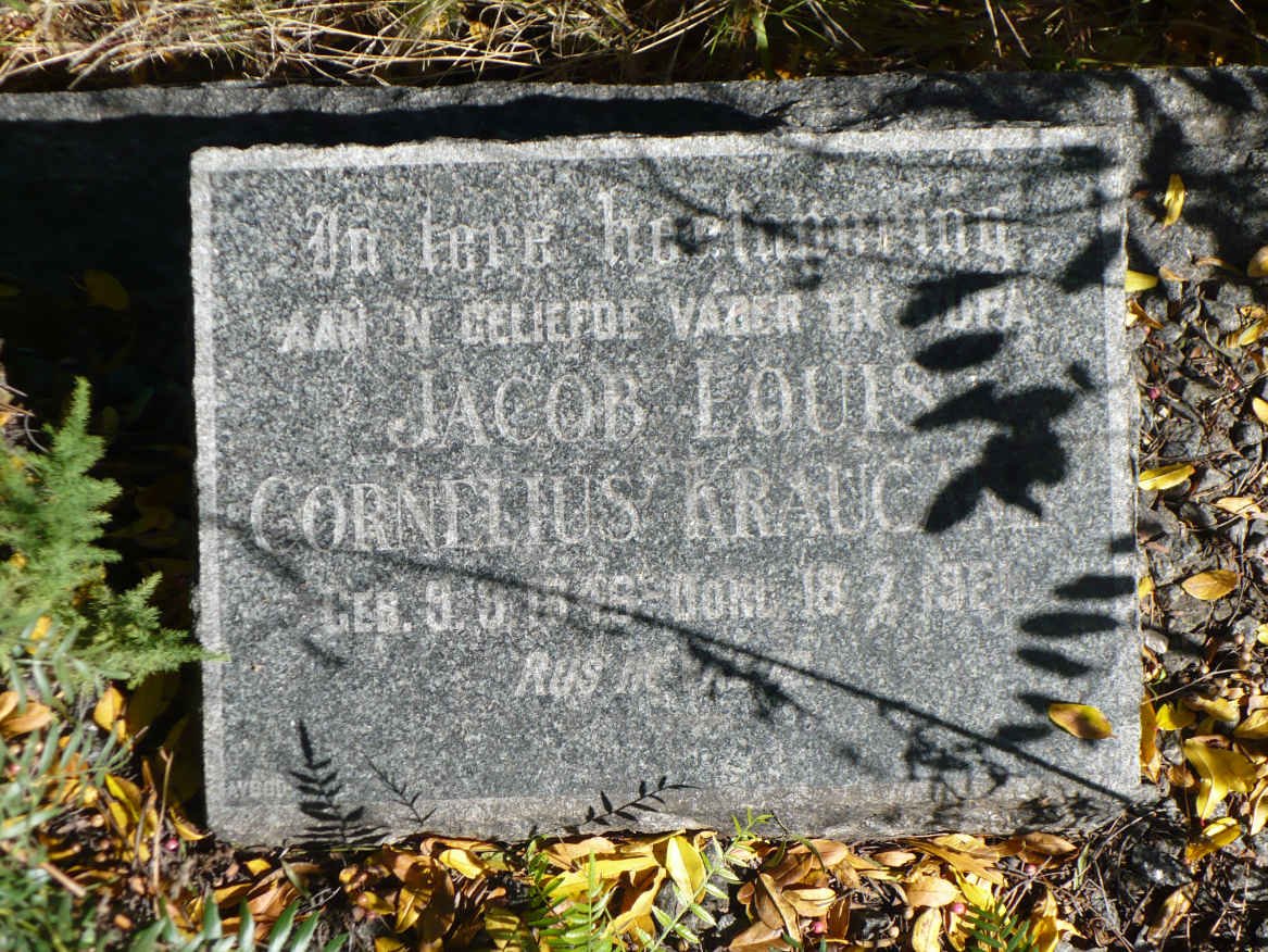 KRAUCAMP Jacob Louis Cornelius 1846-1921