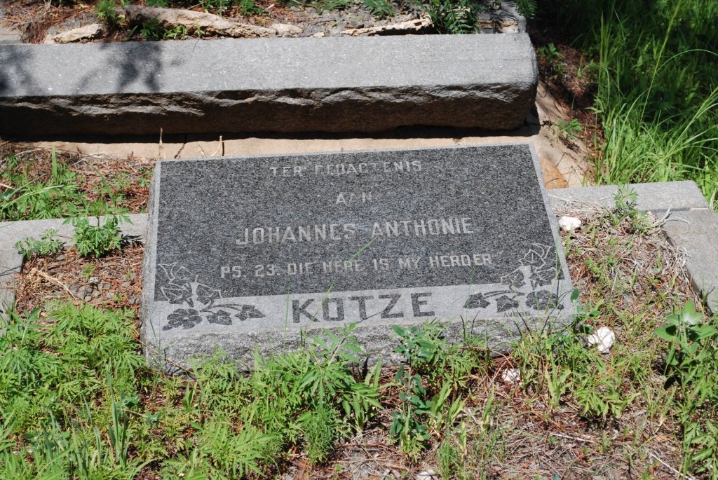 KOTZE Johannes Anthonie