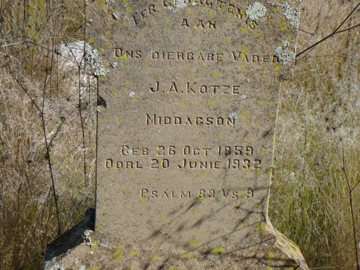 KOTZE J.A. 1859-1932