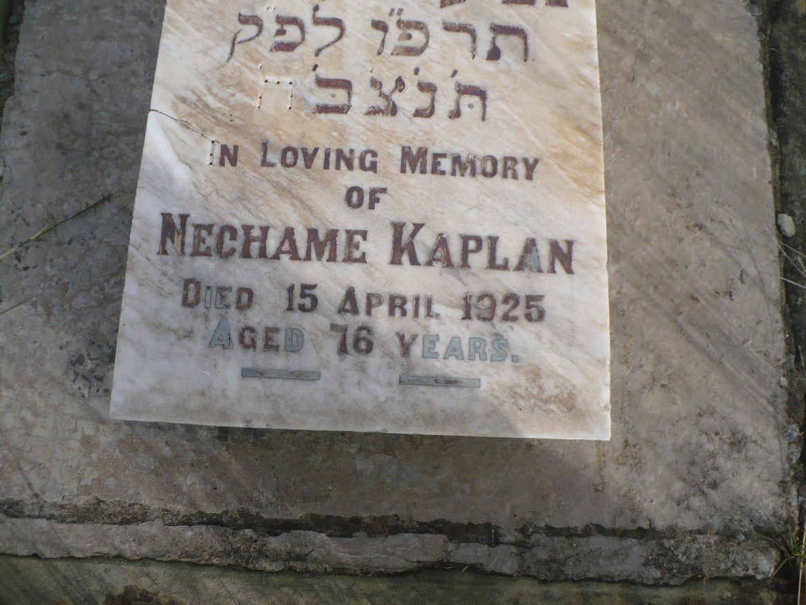 KAPLAN Nechame -1925