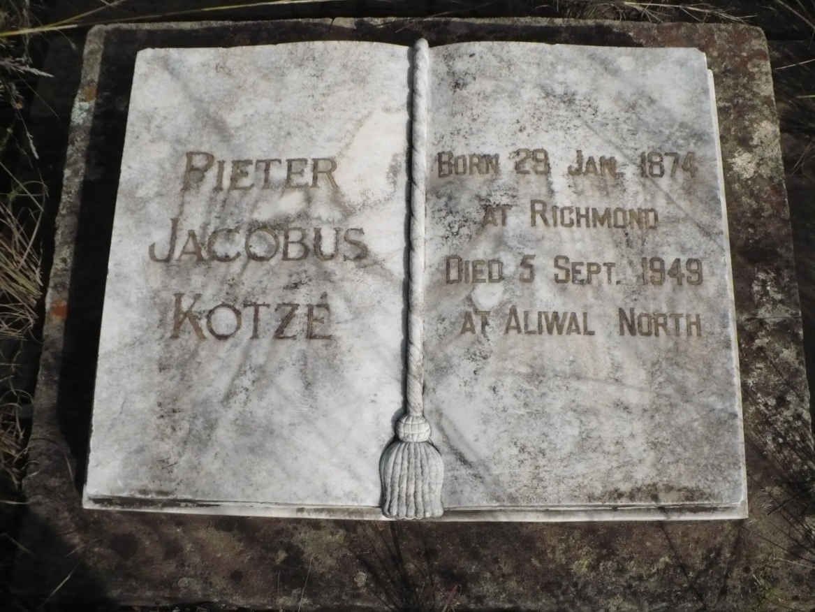 KOTZÉ Pieter Jacobus 1874-1949