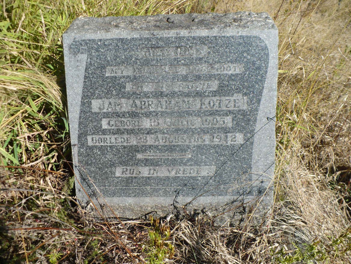 KOTZE Jan Abraham 1905-1942