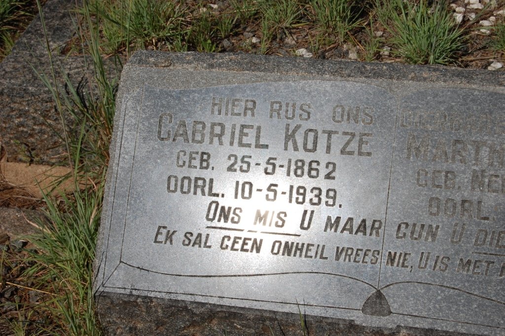 KOTZE Gabriel 1862-1939