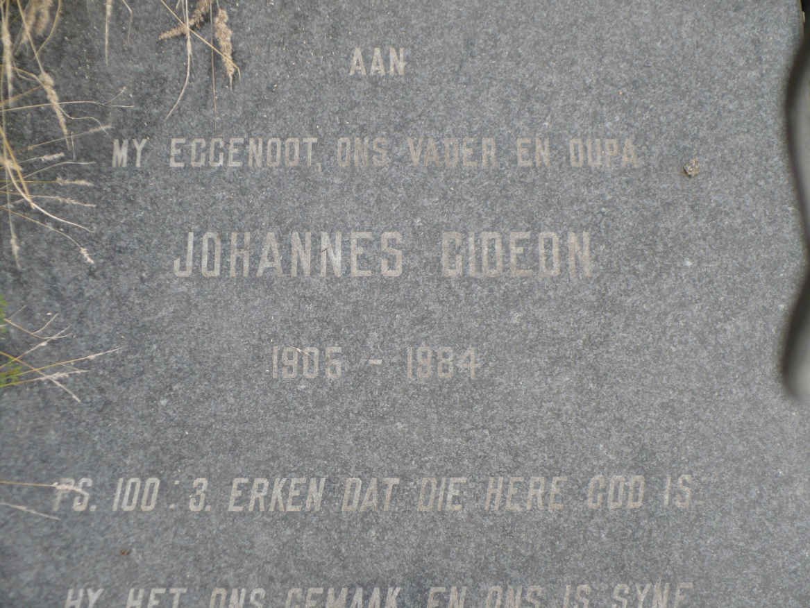 KRUGER Johannes Gideon 1905-1984