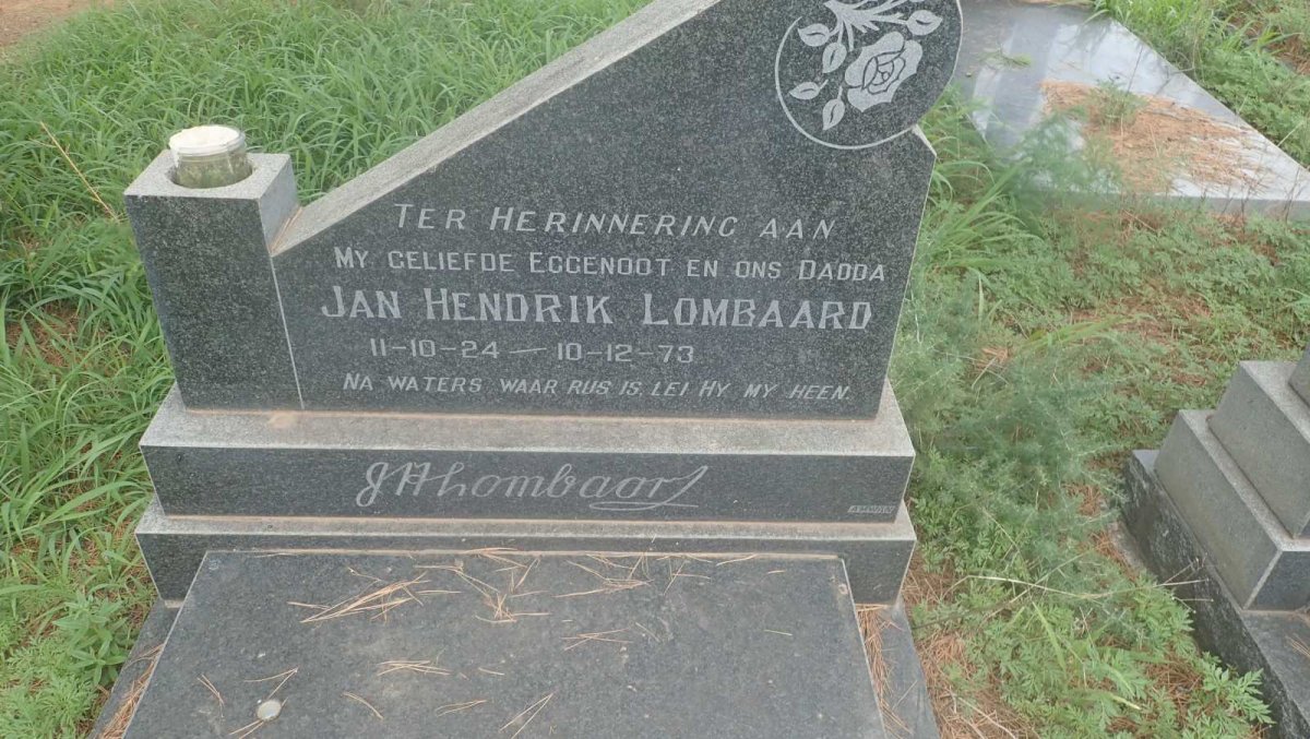 LOMBAARD Jan Hendrik 1924-1973