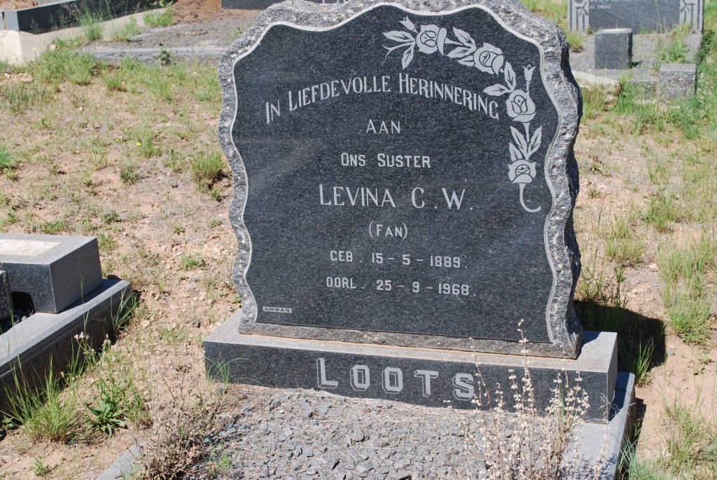 LOOTS Levina C.W. 1889-1968