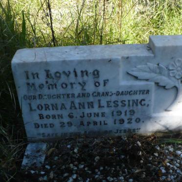 LESSING Lorna Ann 1919-1920