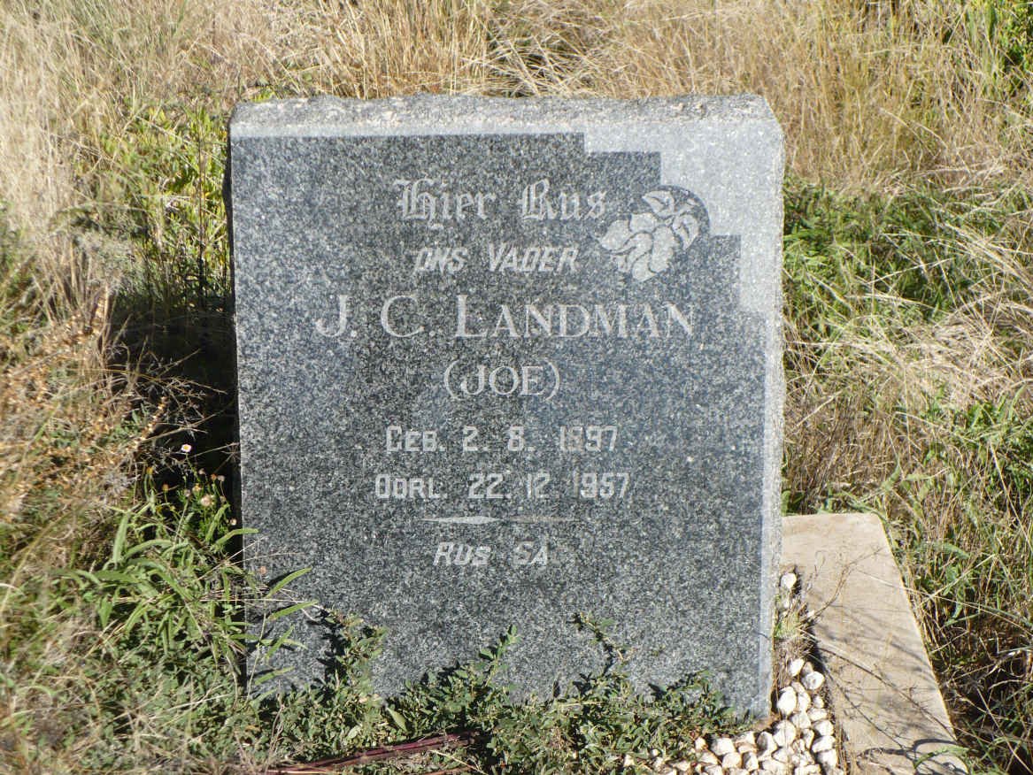 LANDMAN J.C. 1897-1957