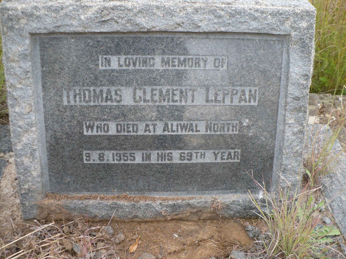 LEPPAN Thomas Clement -1955