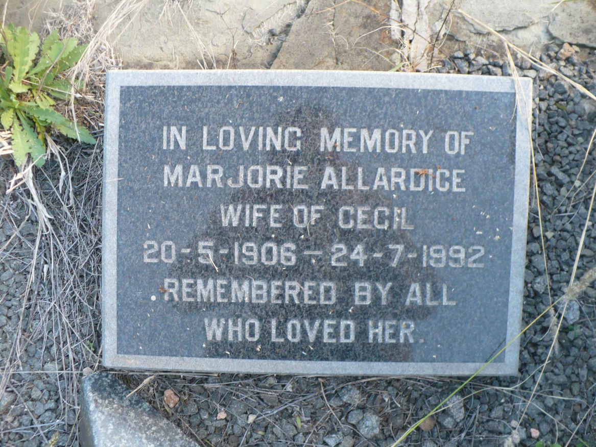 LENNARD Marjorie Allardice 1906-1992