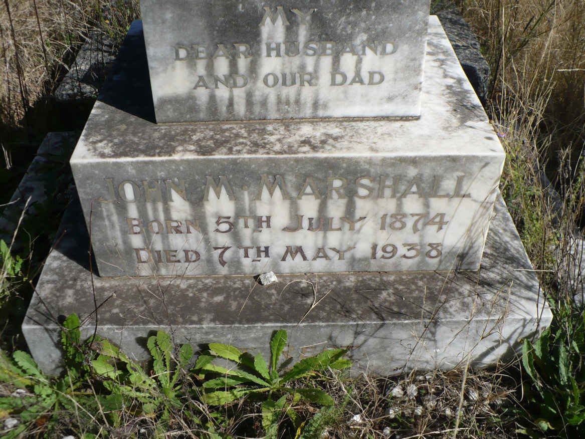MARSHALL John M. 1874-1938