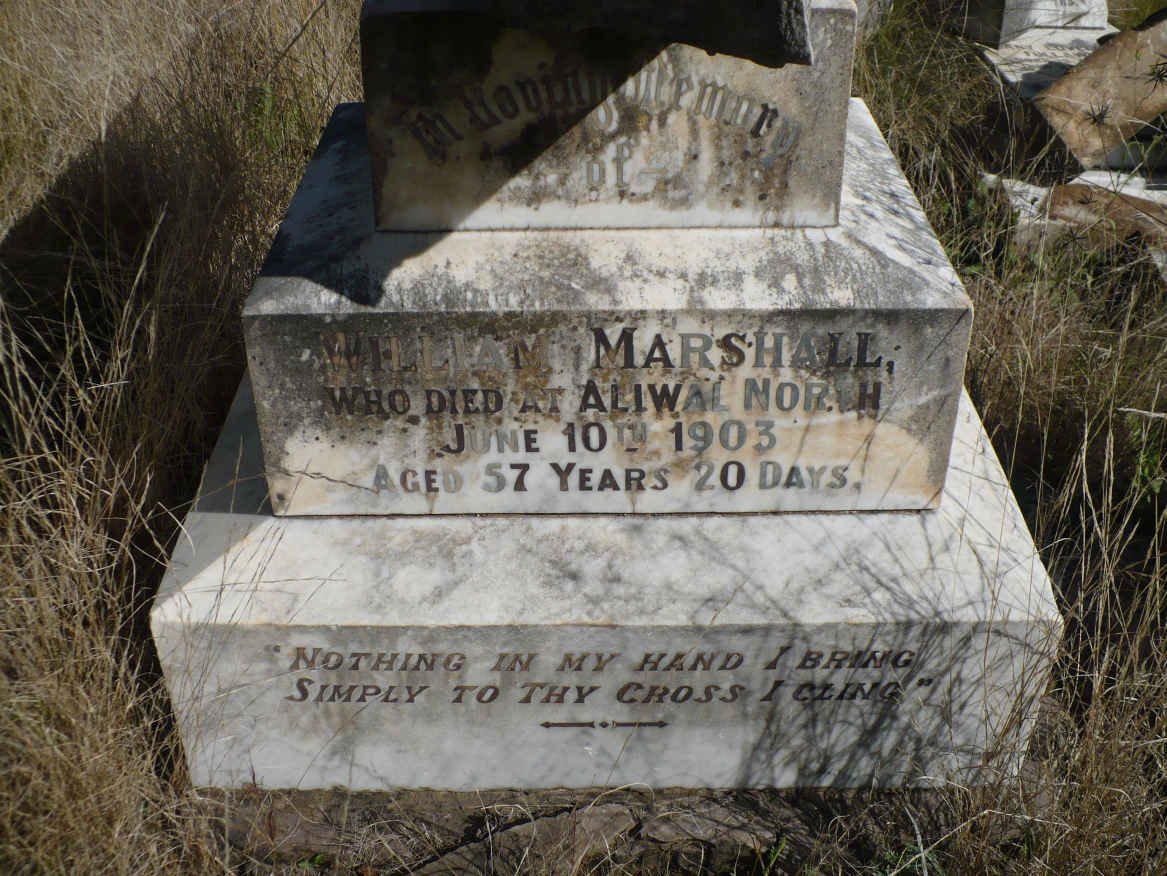 MARSHALL William -1903