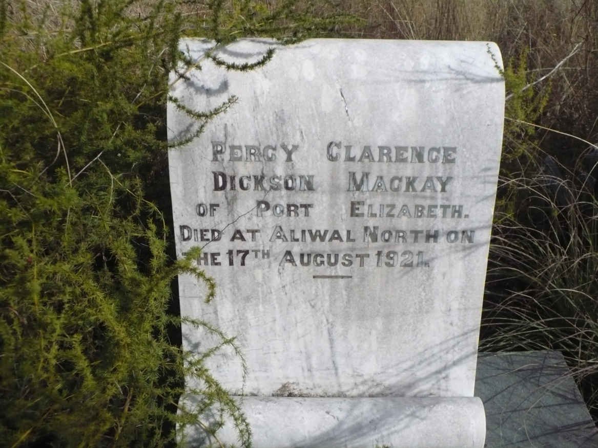 MACKAY Percy Clarence Dickson -1921