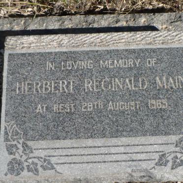 MAIN Herbert Reginald -1965