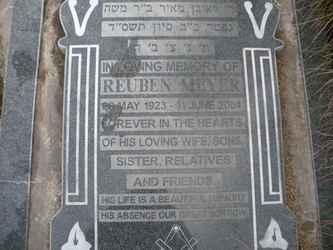 MEYER Reuben 1923-2004