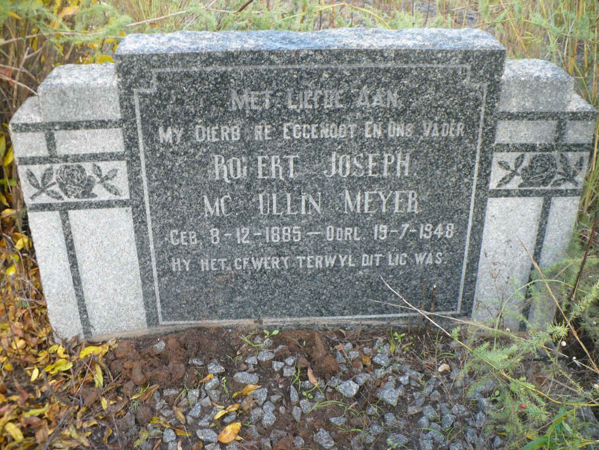 MEYER Robert Joseph McCullin 1885-1948