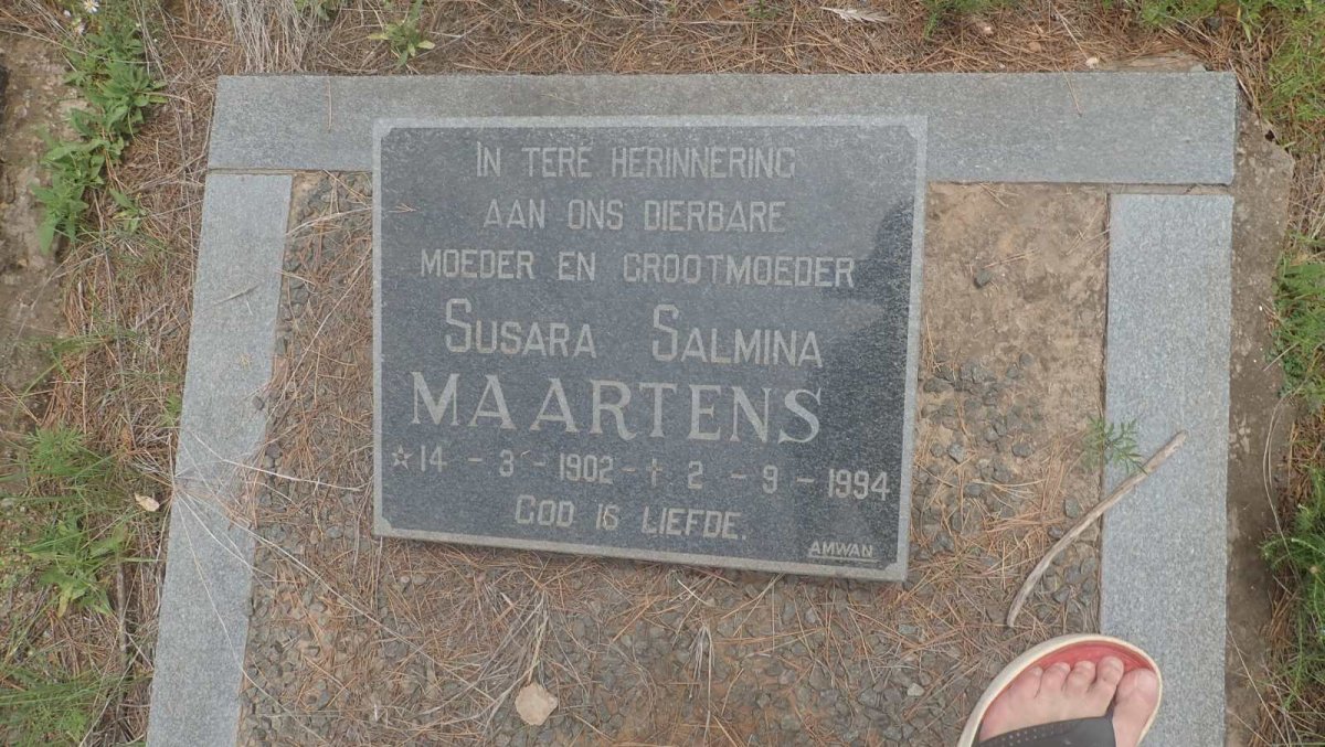 MAARTENS Susara Salmina 1902-1994