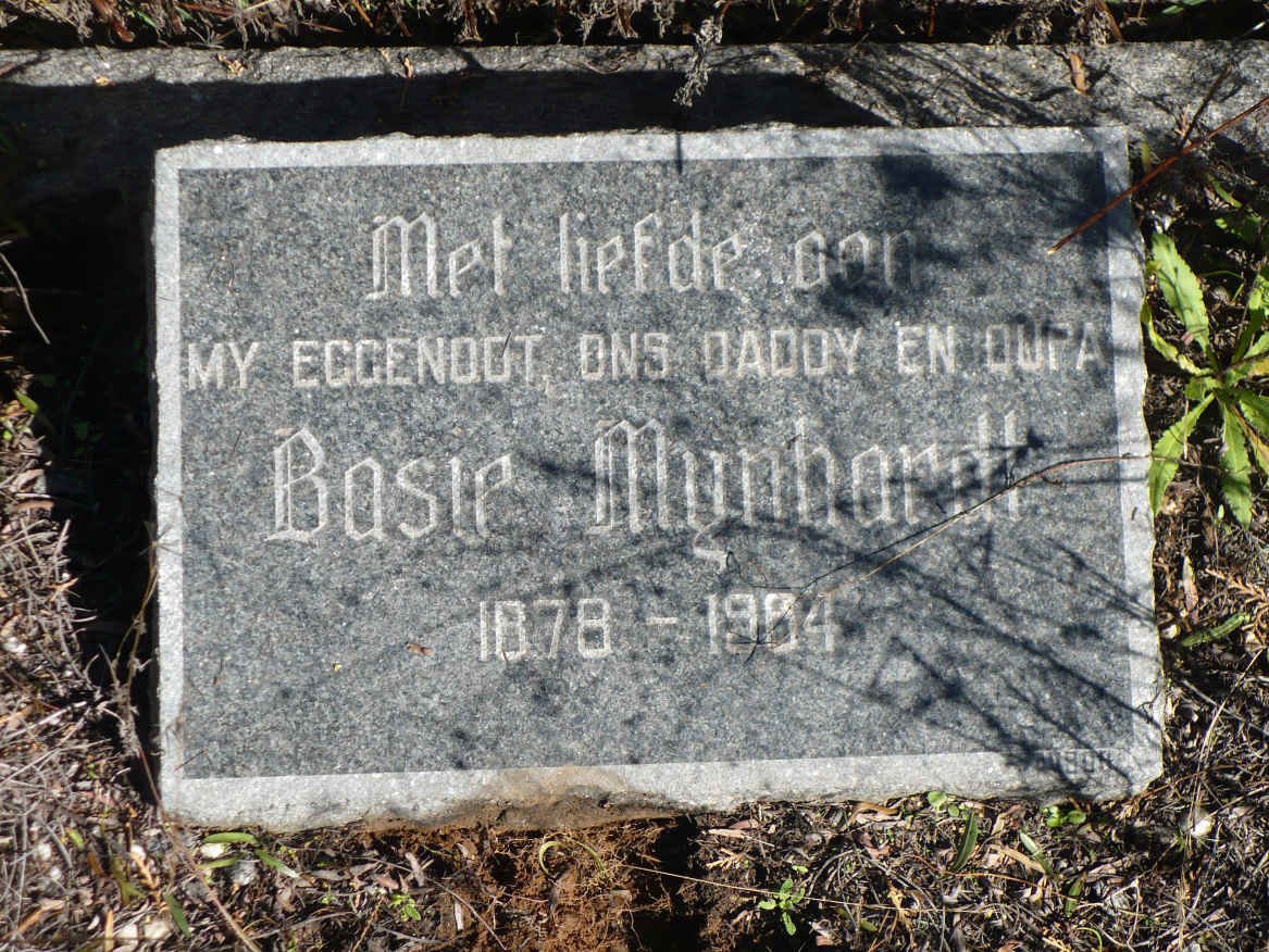MYNHARDT Basie 1878-1964