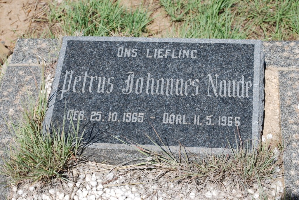 NAUDÉ Petrus Johannes 1965-1966