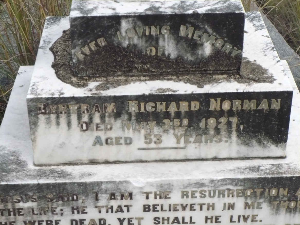 NORMAN Bertram Richard -1927