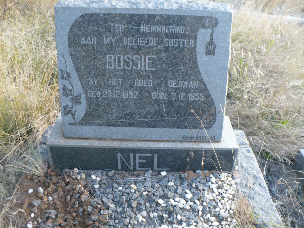 NEL Bossie 1897-1955