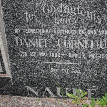 NAUDE Daniel Cornelius 1892-1949