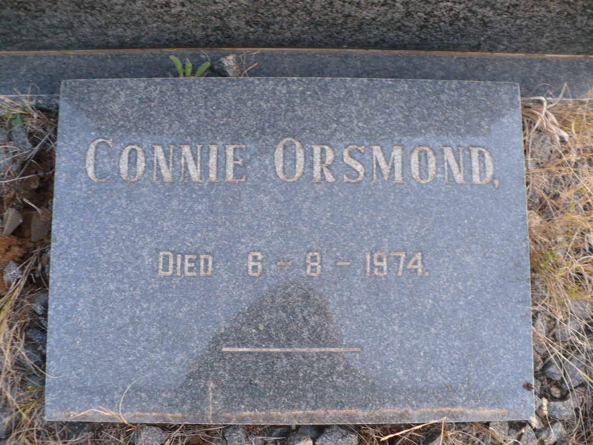 ORSMOND Connie -1974
