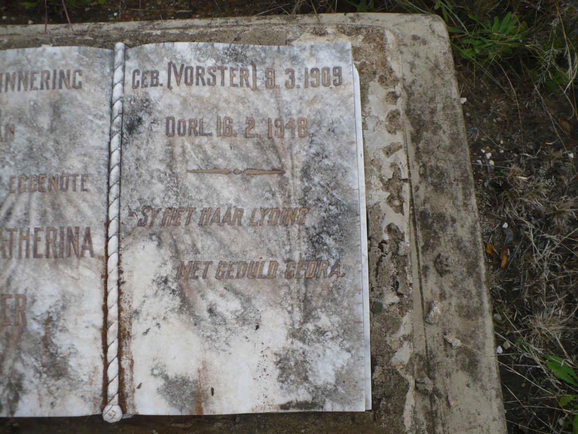 OLIVIER Agatha Catharina nee VORSTER 1909-1948-2