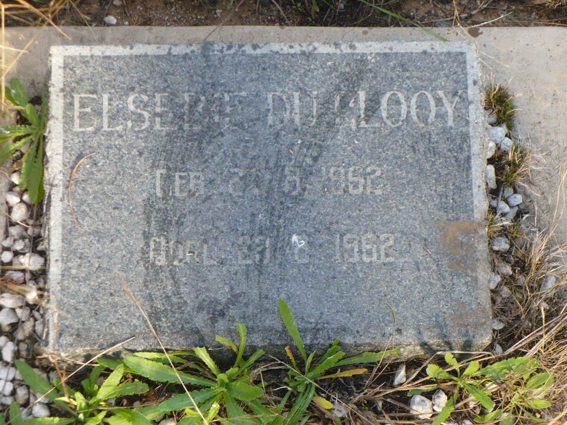 PLOOY Elsebie, du 19?2-1962