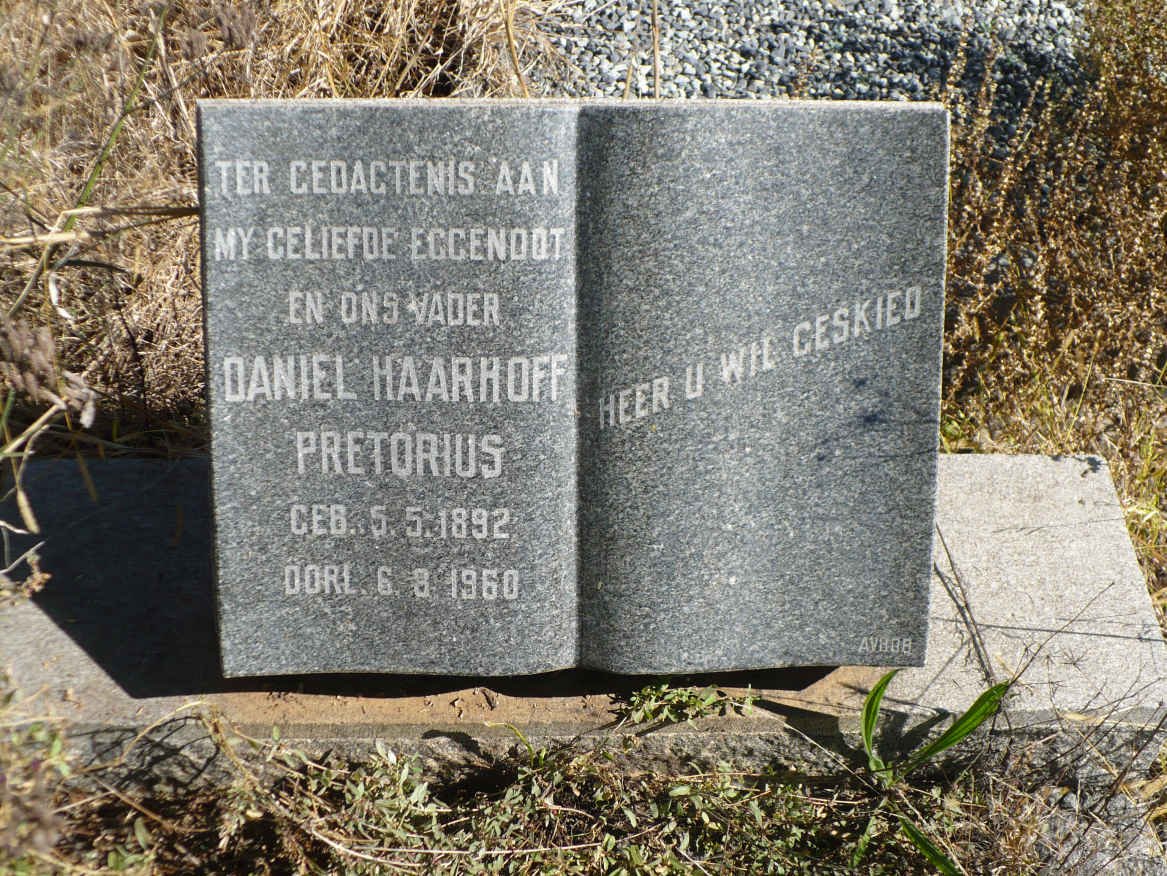 PRETORIUS Daniel Haarhoff 1892-1960