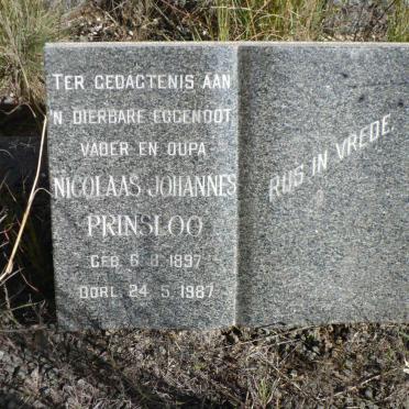 PRINSLOO Nicolaas Johannes 1897-1987