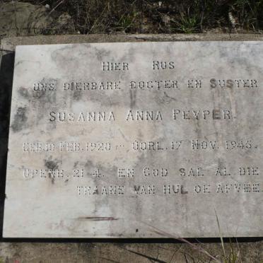 PEYPER Susanna Anna 1920-1945