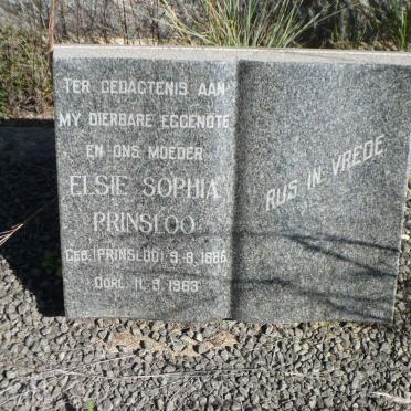 PRINSLOO Elsie Sophia nee PRINSLOO 1886-1963