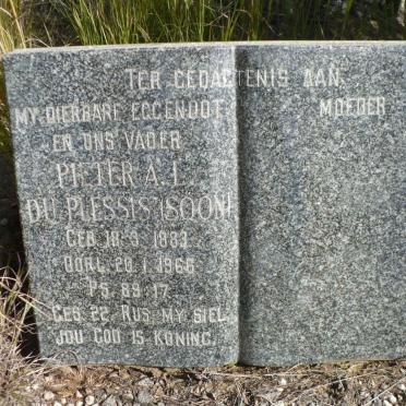 PLESSIS Pieter A.L., du 1883-1966