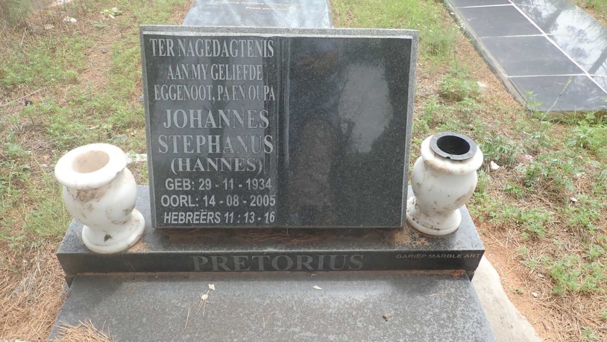 PRETORIUS Johannes Stephanus 1934-2005