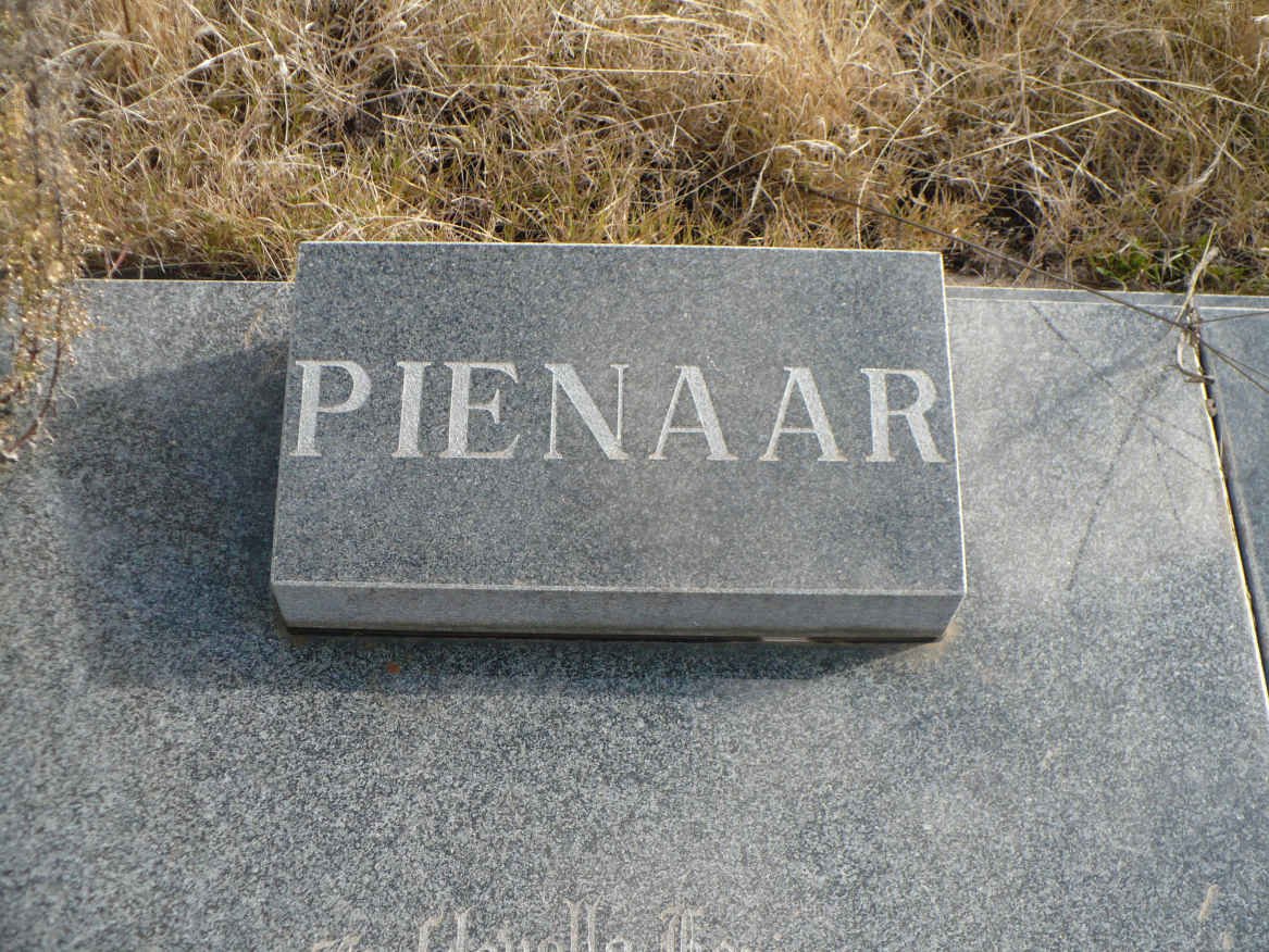 PIENAAR Johan Christoffel 1893-1965 -2