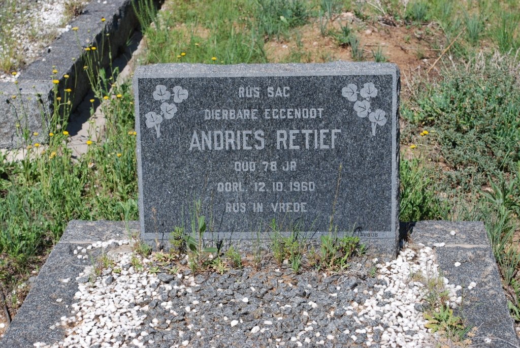 RETIEF Andries -1960