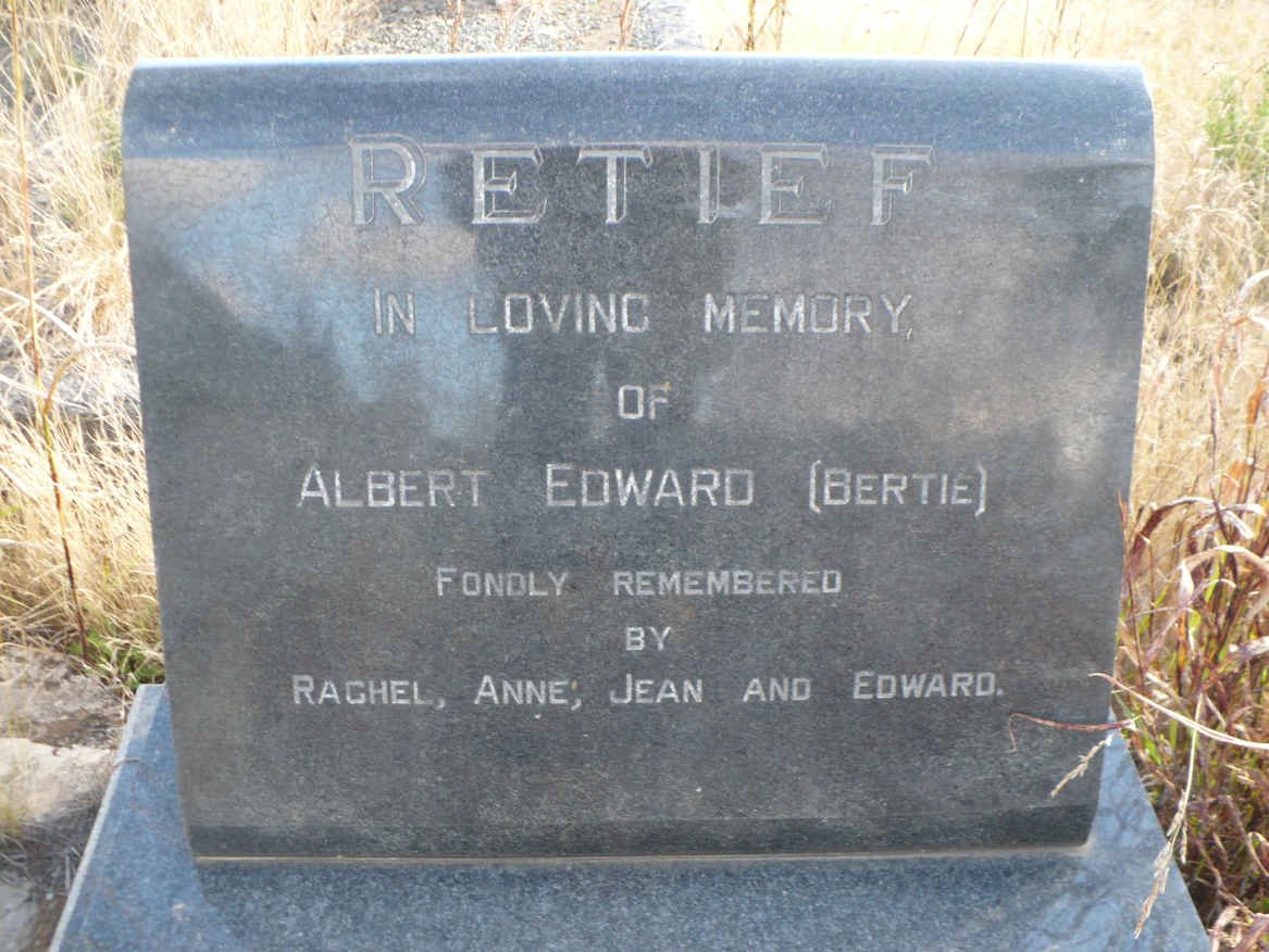 RETIEF Albert Edward