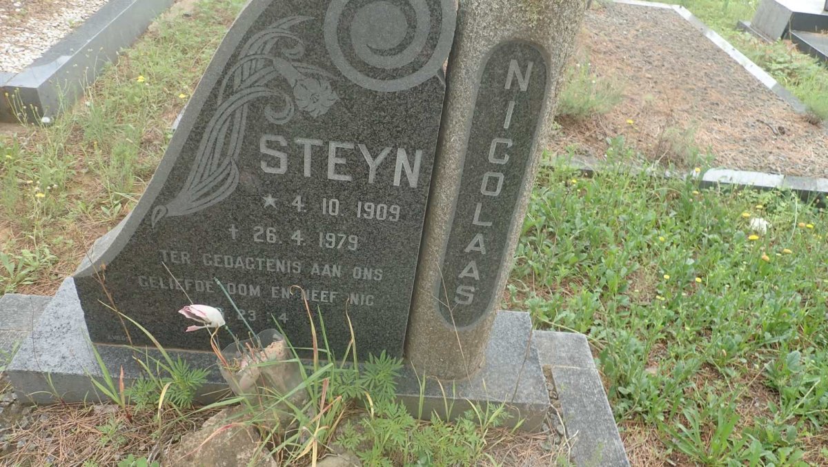 STEYN Nicolaas 1909-1979