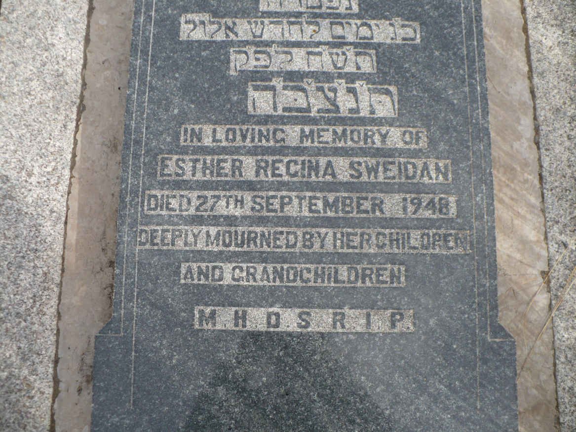 SWEIDAN Esther Regina -1948