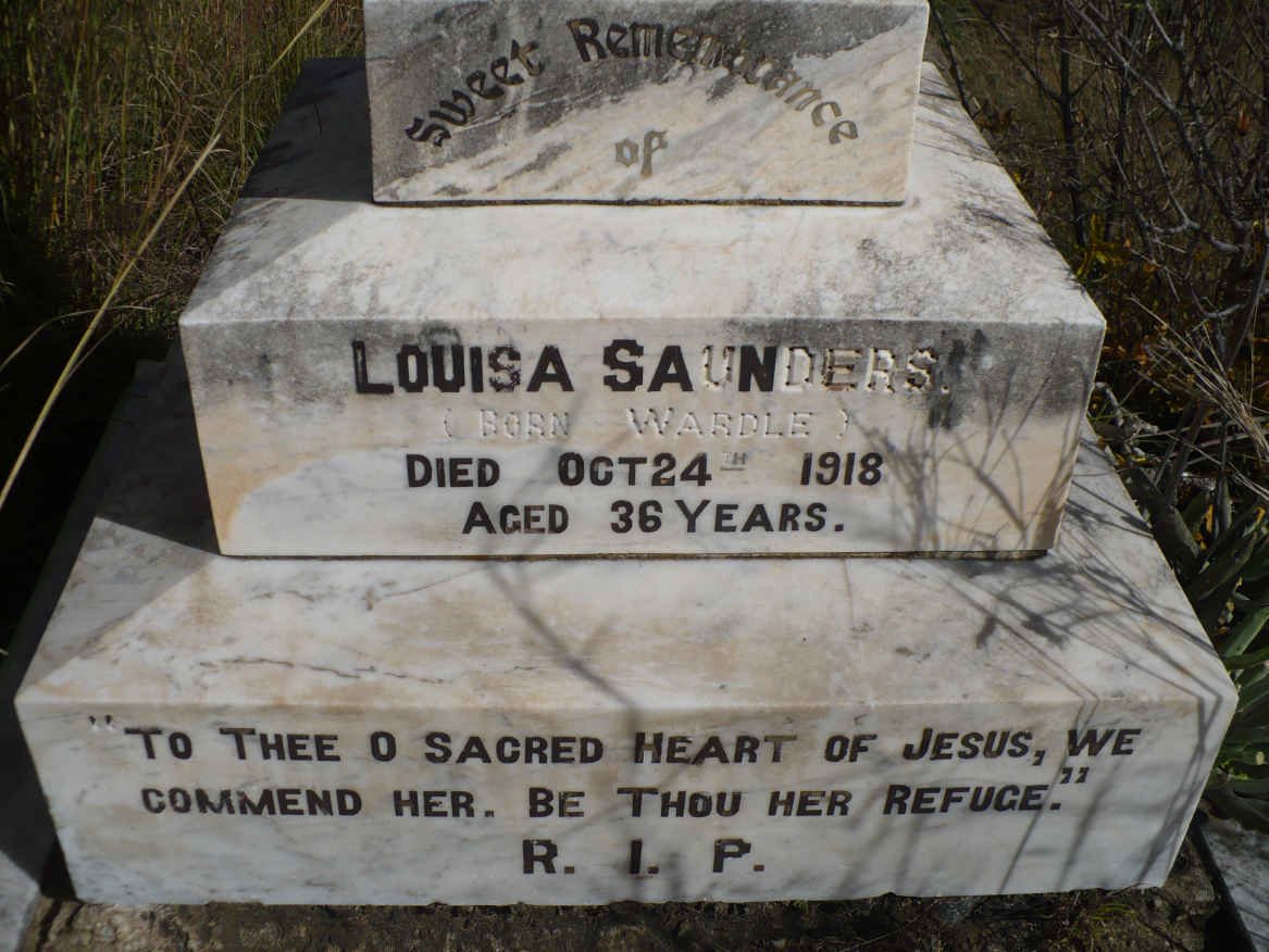 SAUNDERS Louisa nee WARDLE -1918