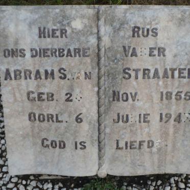 STRAATEN Abraham, van 1855-1947