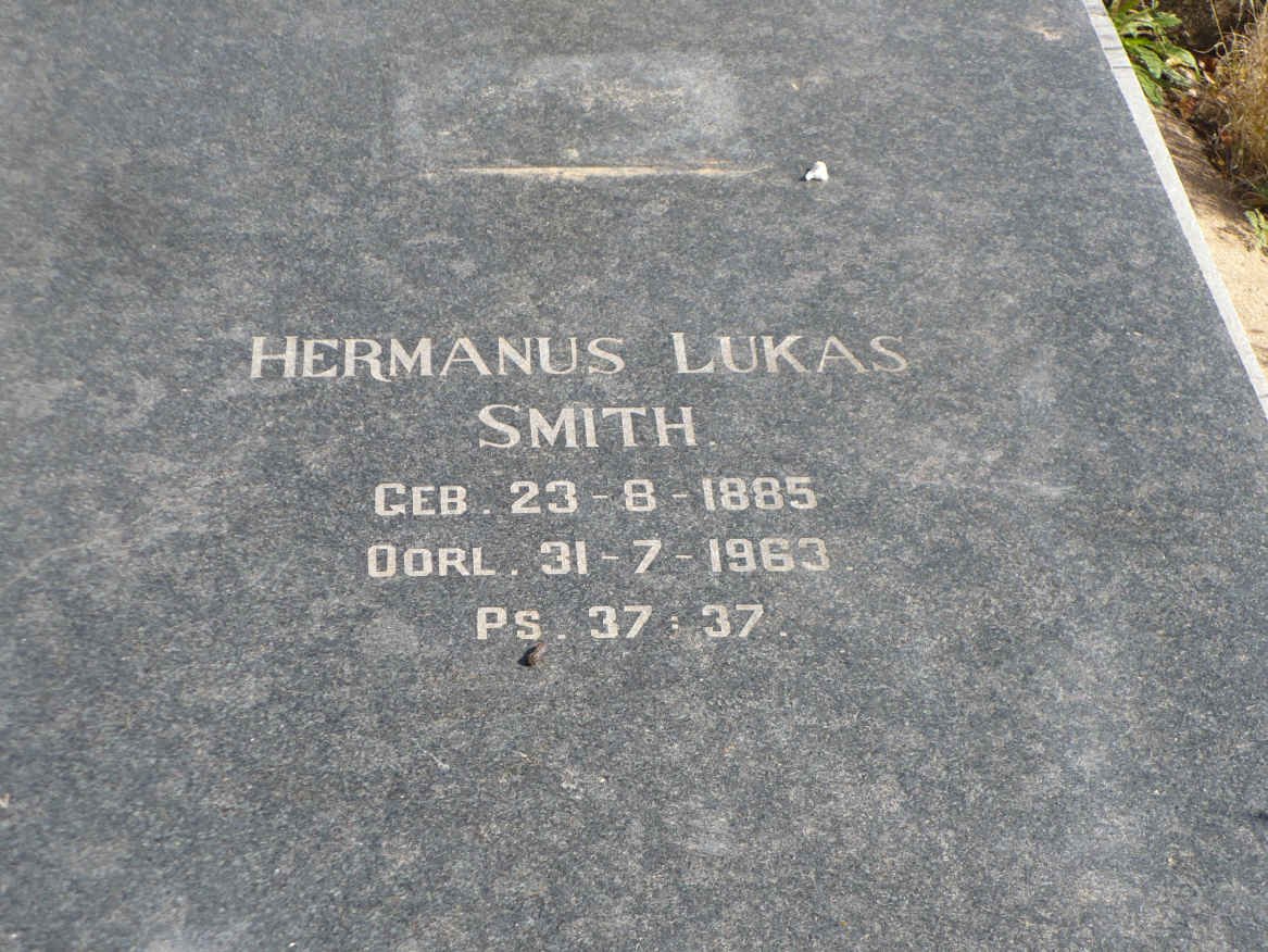 SMITH Hermanus Lukas 1885-1963