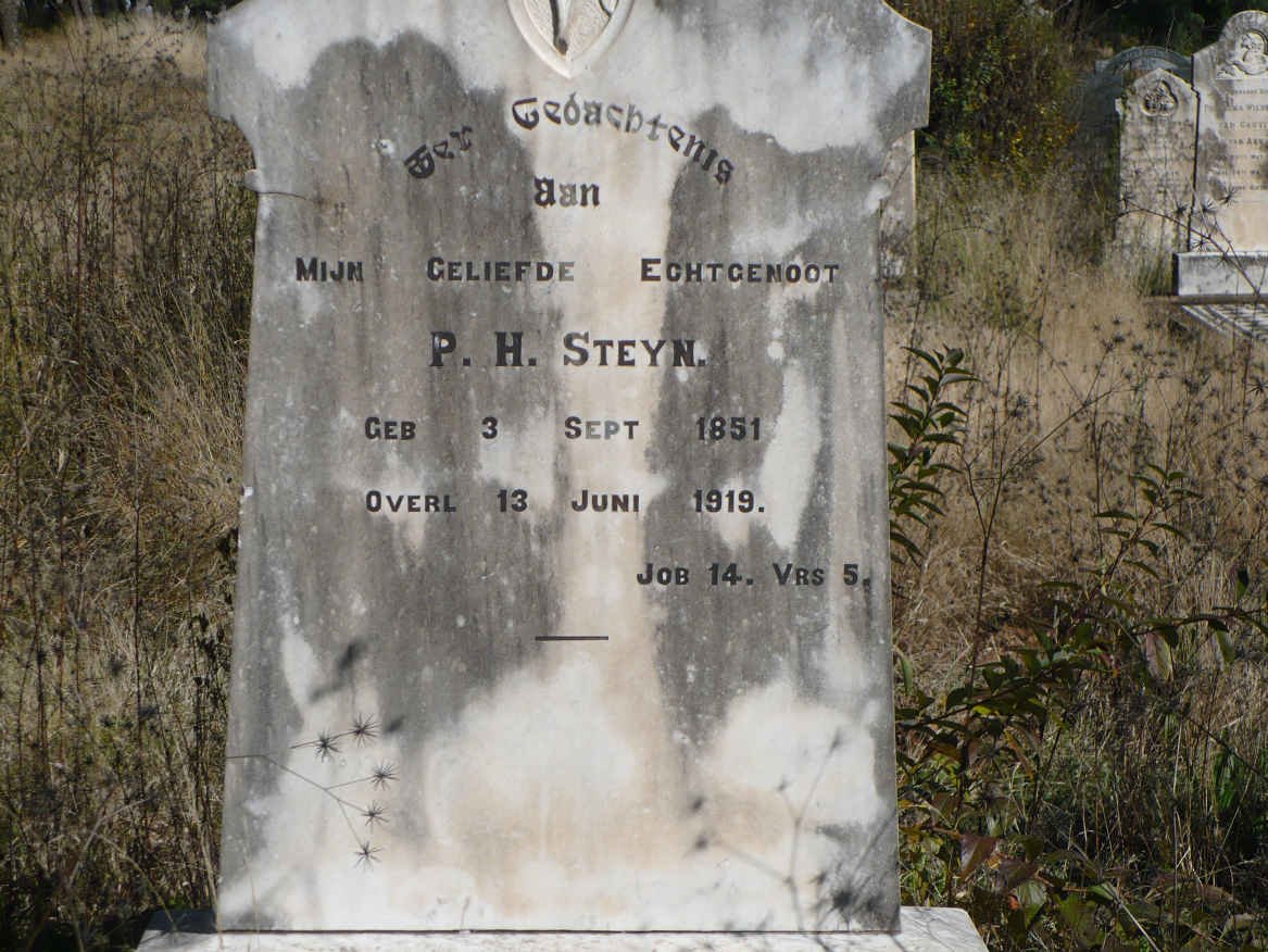 STEYN P.H. 1851-1919