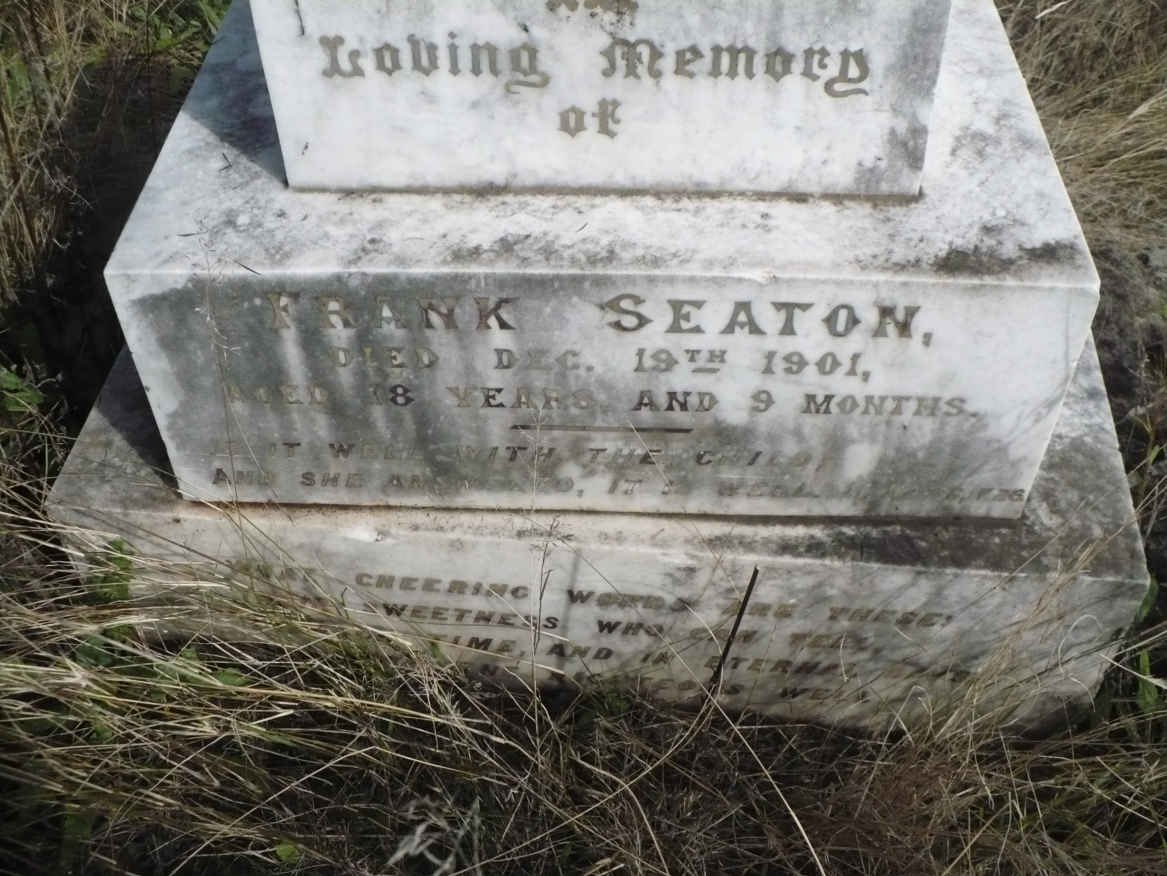 SEATON Frank -1901